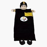 Pittsburgh Steelers 6' Sleeping Bag with Plush Mascot