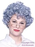 Adult's Grey Grandma Costume Wig