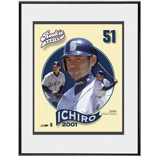 Seattle Mariners Ichiro Suzuki Rookie Limited Edition Framed Photo