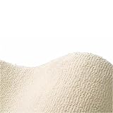 【送料無料】毛足22～8mm ツイスト ラグマット/カーペット[毛細タイプ] 防ダニ加工 抜け毛防止・滑止め加工 床暖房対応《261×352cm（6畳）》アイボリー色（ツイストラグカーペット）の画像