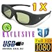 1 Stück Vidimensio 3D Brille "Universal zum 3D Fernseher" der Marken: Samsung Sony Panasonic Sharp Toshiba LG Philips Mitsubishi
