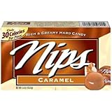 Nips Caramel Candy, 4-Ounce (Pack of 12)