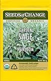 Seeds of Change Certified Organic Sage, Garden - 1 grams, 100 Seeds Pack