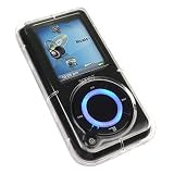 Clip-On Crystal Case w/Belt Clip for SanDisk Sansa e200 / e200R series MP3 player, Clear
