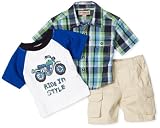 Kids Headquarters Baby-boys Infant 3 Piece Short Set, Assorted, 24 Months