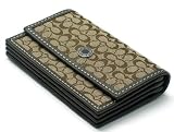 AUTHENTIC COACH MINI SIGNATURE MULTI GUSSETED CARD CASE 60161 (Unisex)