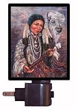 Native American Night Light - White Buffalo Woman