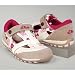 s.OLIVER KIDS, Mädchen Echtleder Halbschuhe, Klett-Sneaker,  weiss-natur-pink