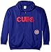 MLB Big and Tall Men's Full Zip Poly Fleece with Wordmark Chest with Logo near Pocket