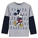 Search : Infant Boys' Long-sleeve Mickey Mouse 2fer Tee - Grey