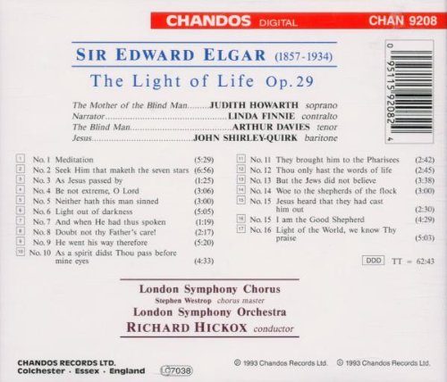 Cover image : Elgar: The Light of Life