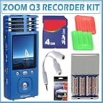 Zoom Q3 Handy Video Recorder With Stereo Microphones + 4GB Accessory Kit