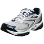 Brooks Men's Glycerin 7 Running Shoe,White/Silver/Ink,9.5 D