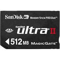 512MB Ultra II Memory Stick Pro Duo