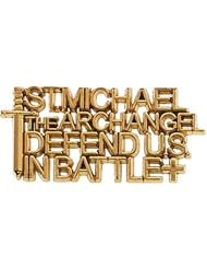 14K Yellow Gold St. Michael Lapel Pin -- LIFETIME WARRANTY