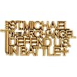 14K Yellow Gold St. Michael Lapel Pin