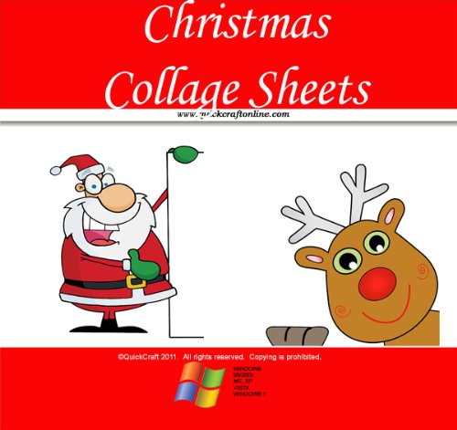 Christmas Craft Kids Collage Sheets (QuickCraft)