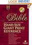 HCSB Hand Size Giant Print Bible (Black Imitation Leather)