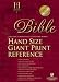 HCSB Hand Size Giant Print Bible (Black Imitation Leather)