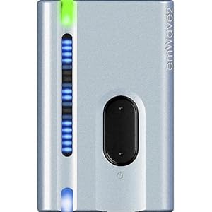 EmWave 2 - Heartmath Personal Stress Reliever Silver Blue