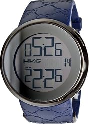 GUCCI Men's YA114208 114 GG Rubber Digital Watch