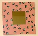 Fall Acorns Handcrafted and Hand Painted Wood Mirror