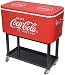 80 Qt. Rolling Coca-Cola / Coke Logo Cooler NEW