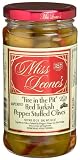 Review Miss Leone's  / Miss Leone's Fire In The Pit Stuffed Queen Olives, 12-Ounce Jars (Pack of 3)