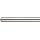 Alvord Polk 128-0 Cobalt Steel Chucking Reamer, Straight Flute, Round Shank, Uncoated (Bright)