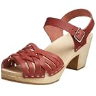 swedish hasbeens Women's Braided High Ankle Strap Sandal