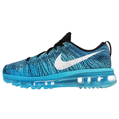 Nike WMNS Flyknit Air Max 620659-003 Black/White/Tide Pool Blue Women's Shoes