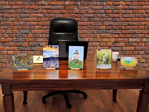 Cape Disappointment Lighthouse, Ilwaco, WA, USA - Original Photography Aluminum Metal Art Print Gift with Bamboo Stand for Office Desk or Home Table Art Display