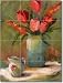 Might as Well be Spring by Bette Jaedicke - Floral Ceramic Tile Mural 17