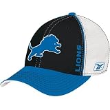 Reebok Detroit Lions Black Youth 2008 Draft Day Flex Fit Mesh Hat