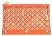 Vera Bradley Frill LOL (Laugh Out Loud) Pencil / Cosmetic Case in Paprika