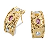 Jewels of The Coronation Amethyst & Diamond Earrings