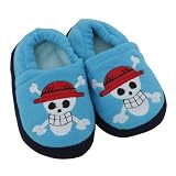 Childrens/Kids Boys Football & Skull Design Indoor Footwear/Slippers