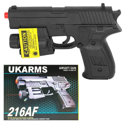 Spring Airsoft Hand Gun and BBs