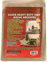 Erickson Tarps HD Silver Poly 8FT X 10FT #57021