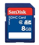 sale item: Sandisk 8gb Sdhc Memory Card...
