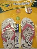 Crayola Color Me Flip Flops Color: Pink Size: Small 9/10