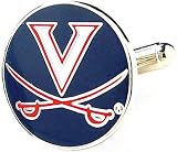 Cufflinks Inc Men's Virginia Cavaliers Cufflinks Blue/White