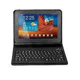Sharon Etui de protection haute qualité / couverture / Housse et étuis / Support pour Samsung Galaxy Tab 8.9 P7300 P7310 onglet avec clavier Bluetooth intégrée en silic (QWERTY anglais)