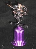 CRYSTAL ART DOLPHIN PAIR BLOWN GLASS BELL SHAPED COLLECTABLE DECOR and DESK ACCENT GIFT