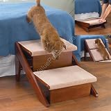 Pet Studio Dog Pet Carpeted Ramp Steps TWO STEP