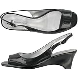 Etienne Aigner 'Ahab' Patent Slingback Wedges by Etienne Aigner