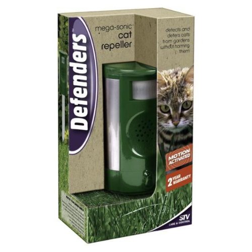 MEGA-SONIC CAT REPELLER MOTION ACTIVATED 2 YEAR WARRANTY