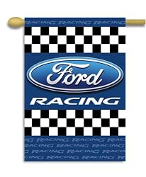 NASCAR Ford Racing 2-Sided 28-by-40-Inch Banner with Pole Sleeve