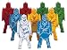Schylling Bill Ding Stacking Clowns - 8 Pieces set_s-1