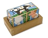 Enlarge toy image: Melissa & Doug Farm Sound Blocks - toddler baby activity product